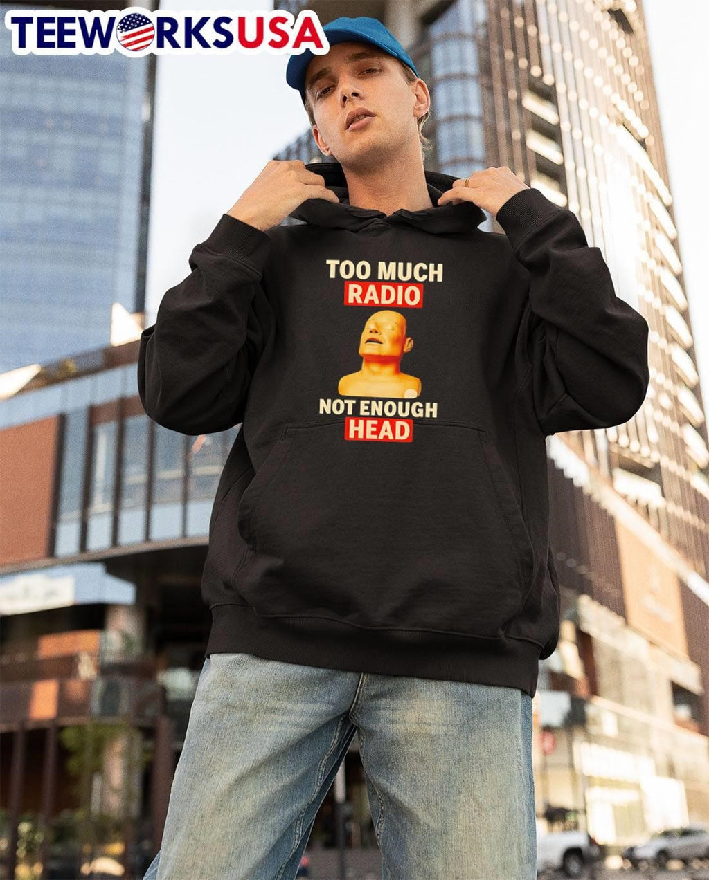 Radio Head Music Parody Quote Too Much Not Enough T-Shirt