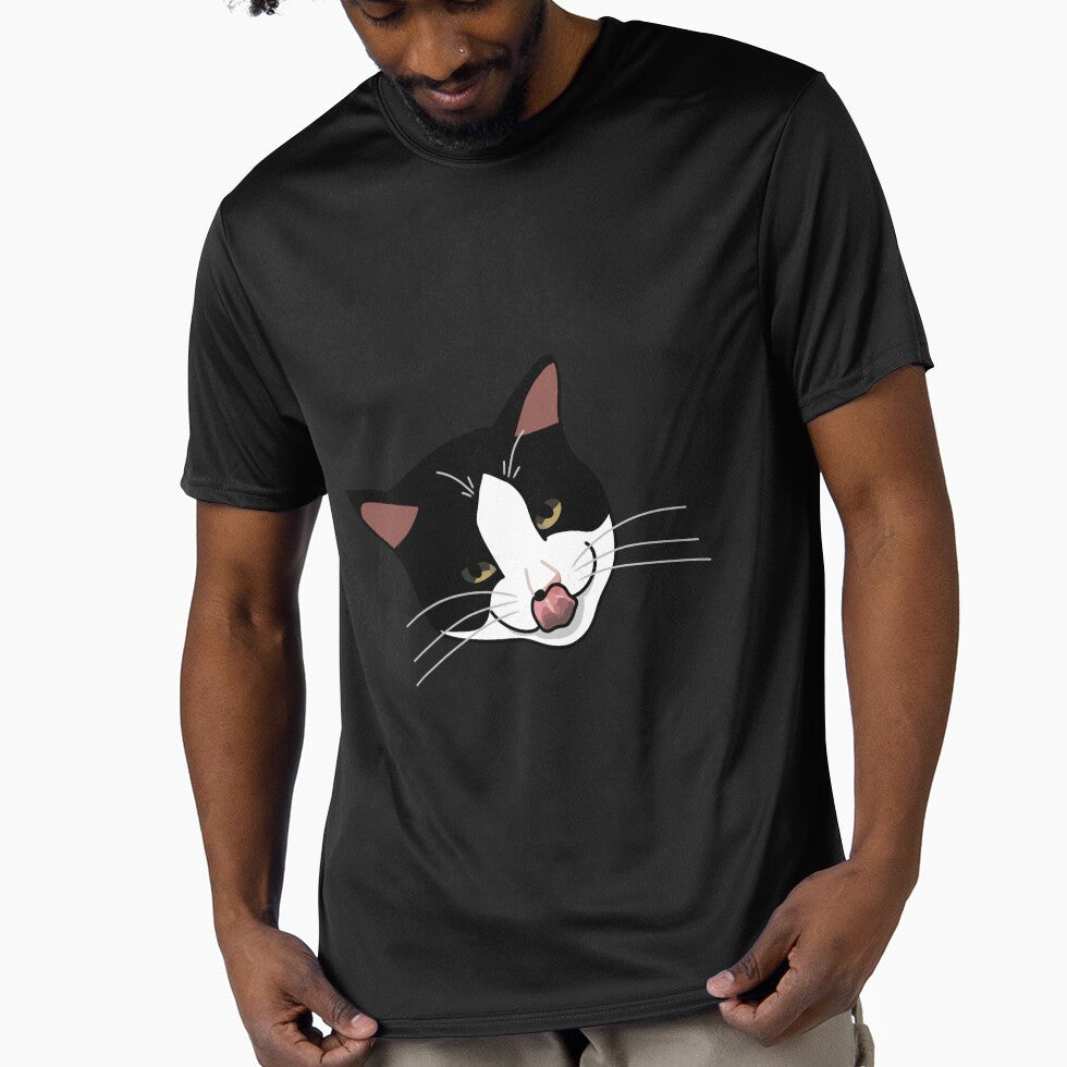 Cat Licking Lips by Mekredez
