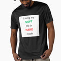 Soft Life in Hard Mode – Gen Z Aesthetic Shirt by 5thAcc