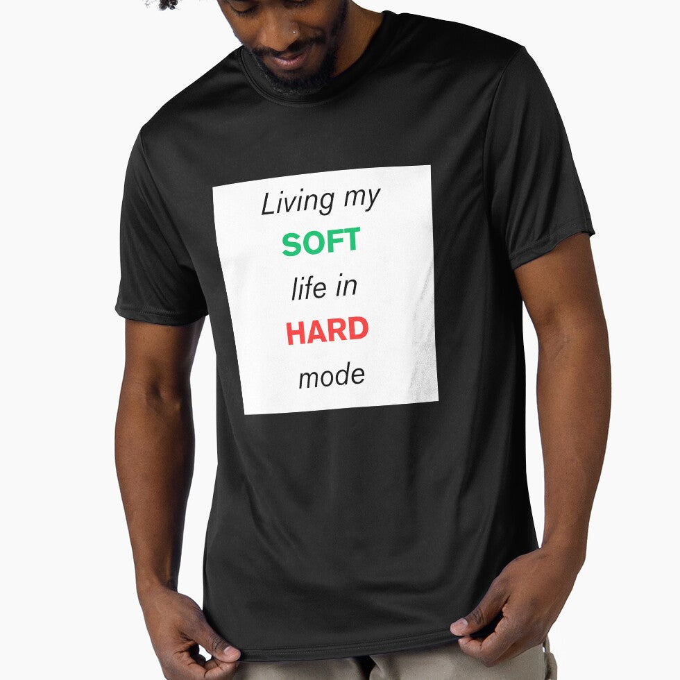 Soft Life in Hard Mode – Gen Z Aesthetic Shirt by 5thAcc