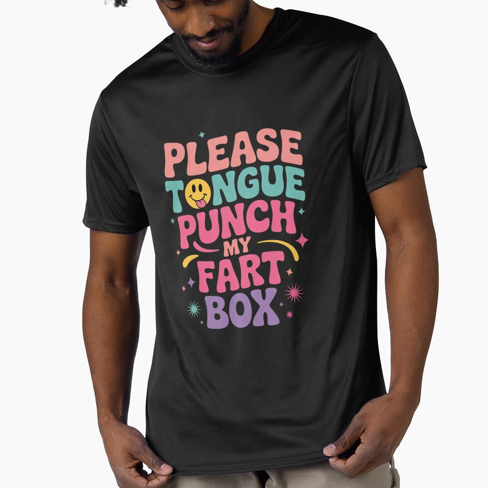Please Tongue Punch My Fart Box Funny Inappropriate by RuthGAArt