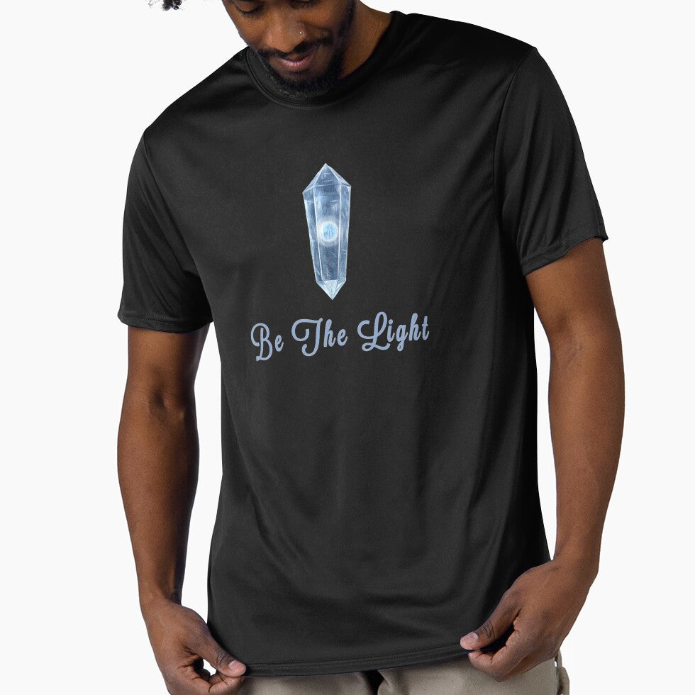 Be the Light Crystal Design - Inspiring and Elegant Art by ashrafzain