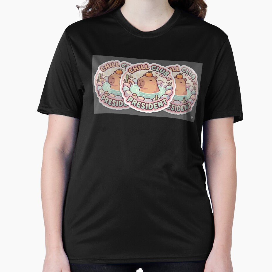Chill Club President Kawaii Capybara Hot Spring by R & K Fashions