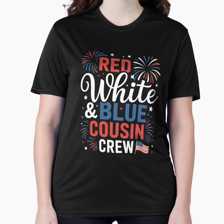 Red White and Blue Cousin Crew 4th of July Fireworks by TyraYoung