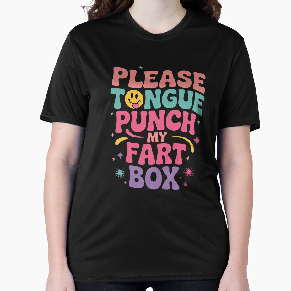 Please Tongue Punch My Fart Box Funny Inappropriate by RuthGAArt