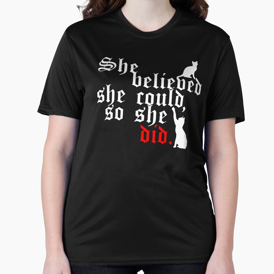 She believed she could so she did White by nyfftz