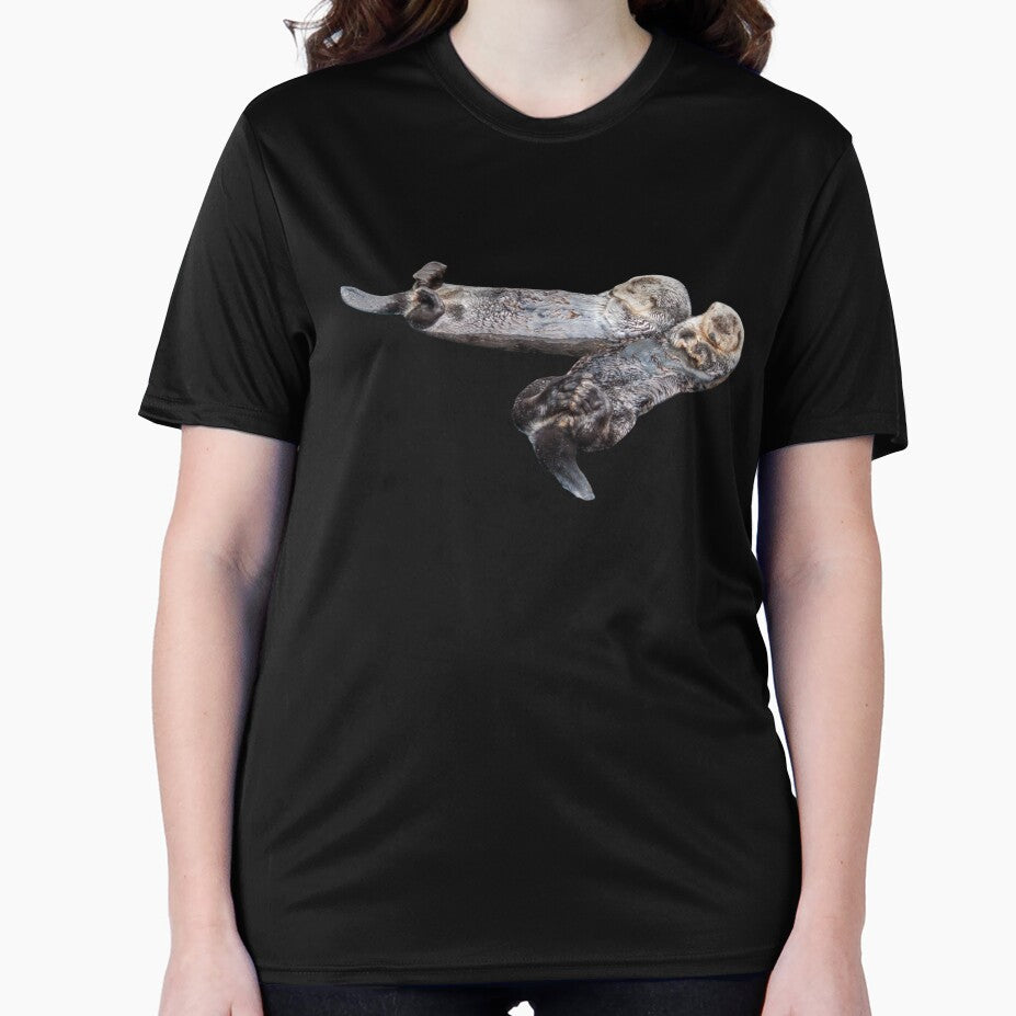 Floating Otter, Significant Otters, Otters Holding Hands by DiensDesign