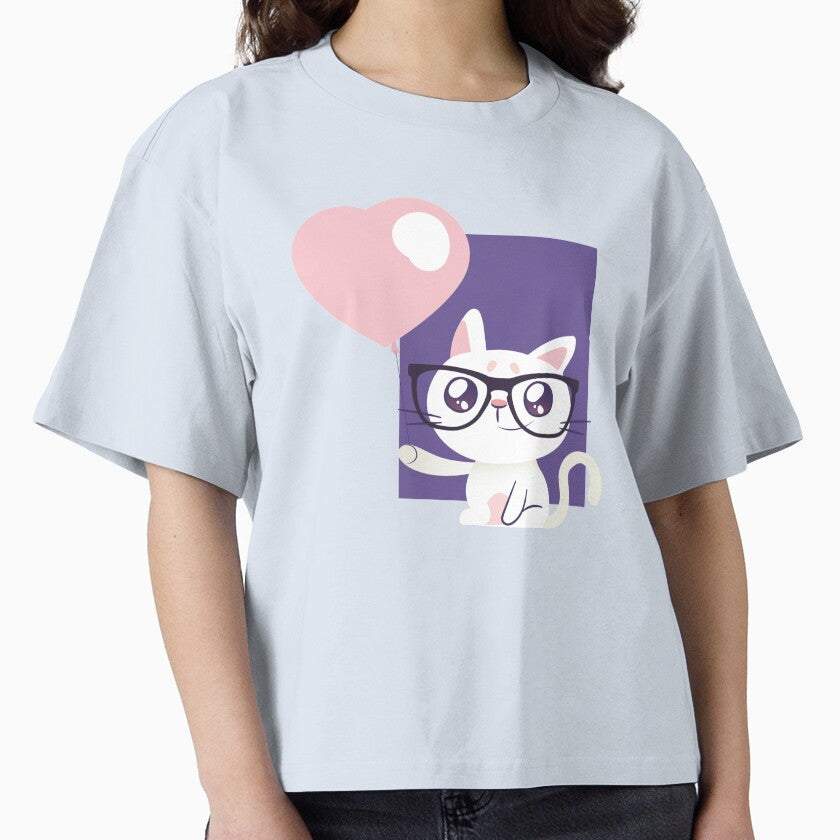 Cute Cat design For Cat Mamas - Cartoon Cat - Cat Mom by DNH Threads