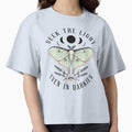 Seek The Light Luna Moth - Vintage Celestial T-Shirt by Atlasera Studio