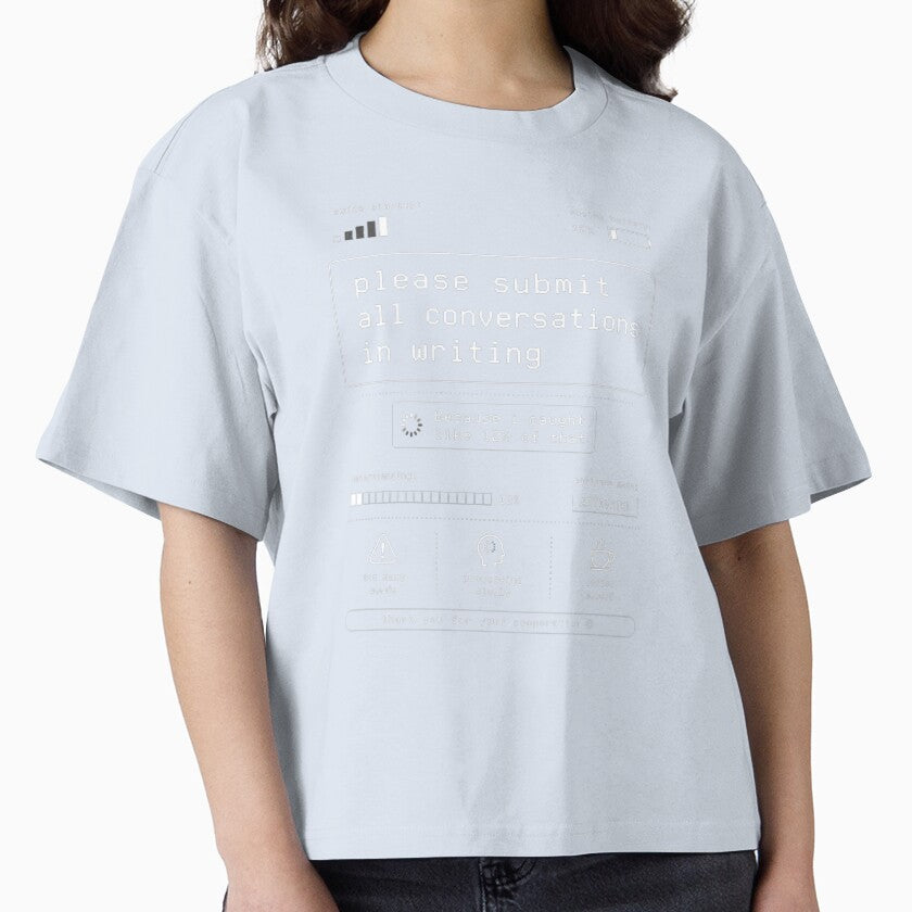 Please Submit All Conversations In Writing | Introvert Humor by SoundStyleShop