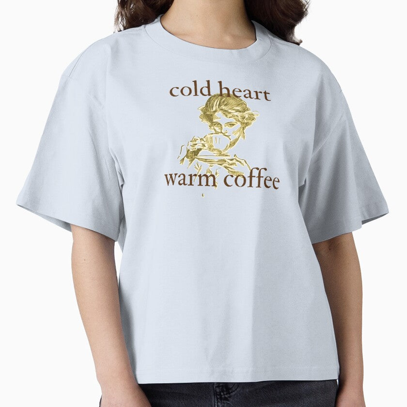 Cold Heart Warm Coffee Perfect Gift For Barista Or Coffee Lover by AGreetee