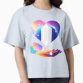 Opalite in Heart | Crystal Love Energy Design by ArtsyExplorer
