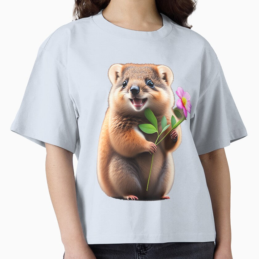 Blooming Smile: A Quokka's Delight by Can1cyp2