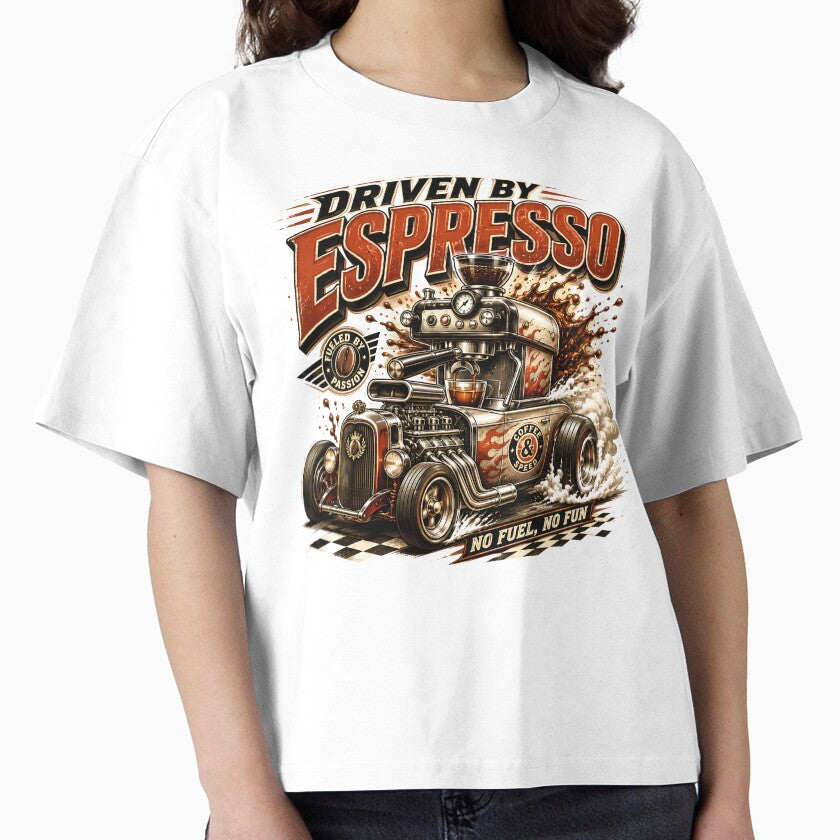 Driven By Espresso Funny Coffee Lover by pradeepvisuals