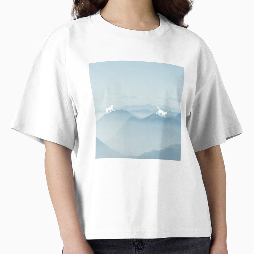 Cats walking on mountains by semioddfinds