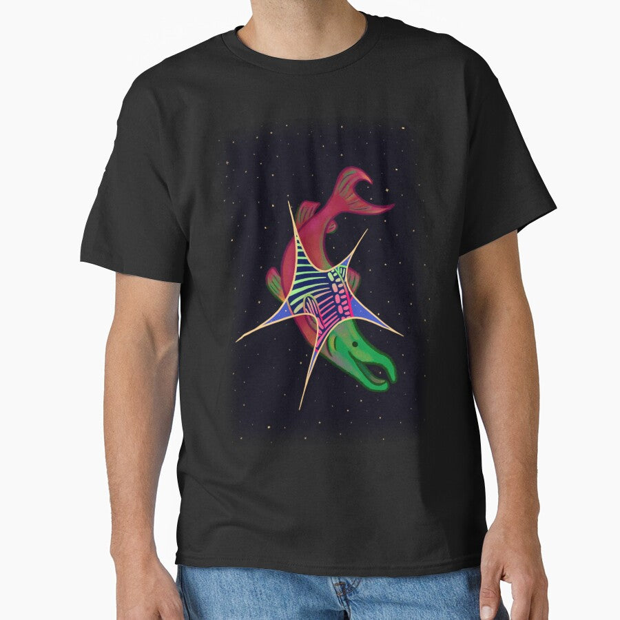 Cosmic Skeleton Sockeye Salmon by Junimo Moonimo