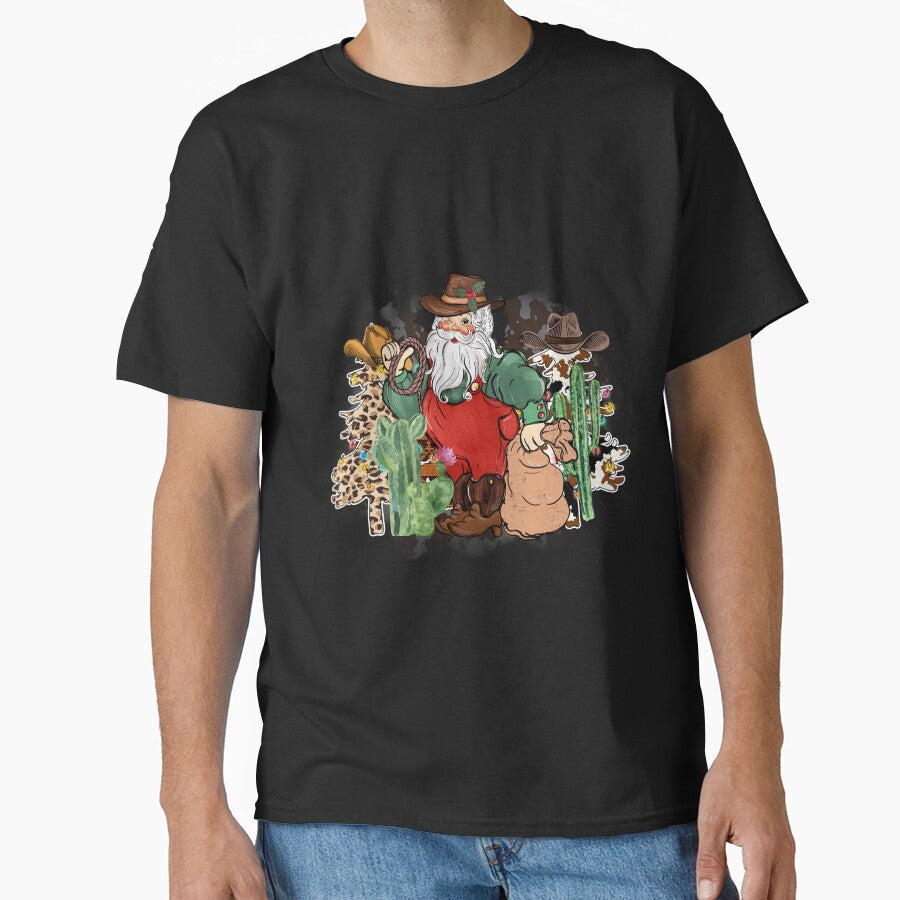 Santa Claus Cowboy Retro Colors by Lmaf77