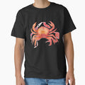 Aesthetic Soft Watercolor Crab by Ideniquo