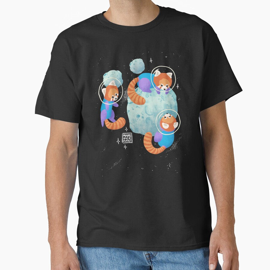 Red Space Pandas by Maike Vierkant - Connecting the Cute and the Nerdy