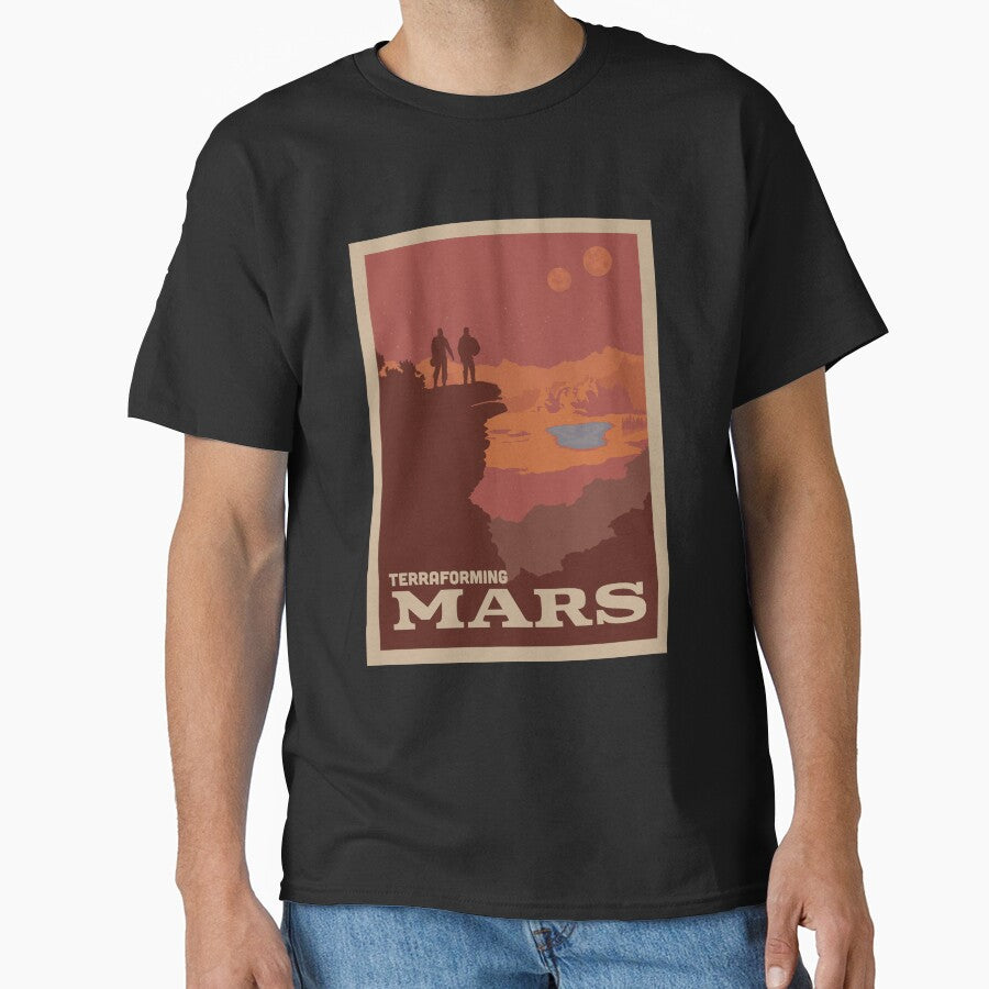 Terraforming Mars Board Game - Minimalist Travel Poster Style - Gaming Art - Board Games by MeepleDesign