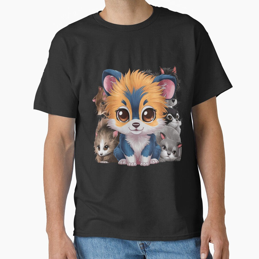 Kawaii Animals Paint Art 3D Model by Charlygood