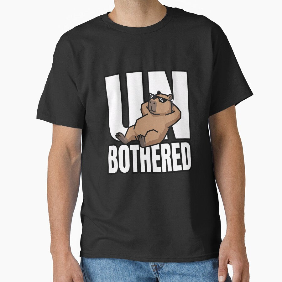 Unbothered Capybara Sunglasses Funny Animal Graphic by Fenay Designs