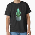 Neon Glowing Cactus Art - Minimalist Plant Design by STATIC SOUL