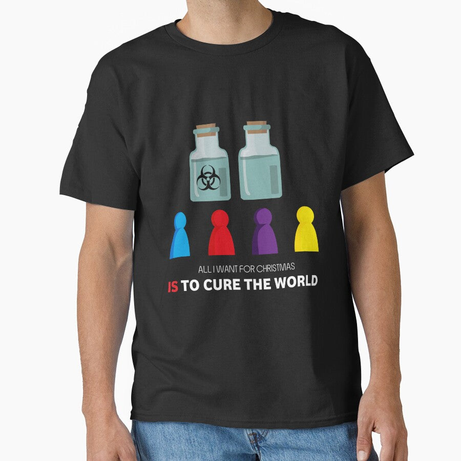 All I Want For Christmas Is To Cure The World - Board Games Design - Board Game Art by MeepleDesign