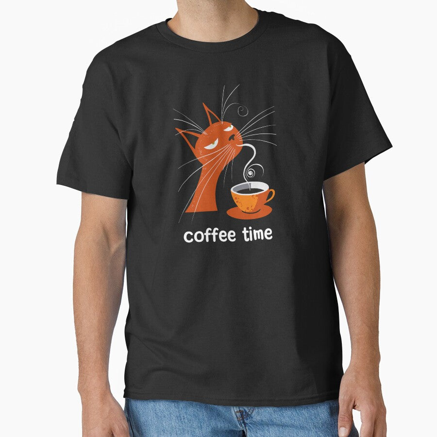 Coffee Time - Cat & Coffee  illustration by Loffartdesign