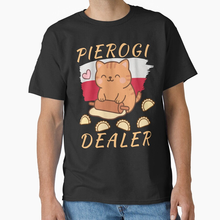 Pierogi Dealer – Funny Polish Cat by happiecatstore