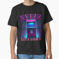 Never Grow Up - Retro Arcade Machine Neon Art by NeuralAuraArts