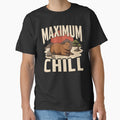 Maximum Chill Capybara – Vintage Stoic Zen Design by No Excuses Supply