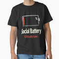 Critically Low Social Battery Introvert Design by Tsugraf Designs