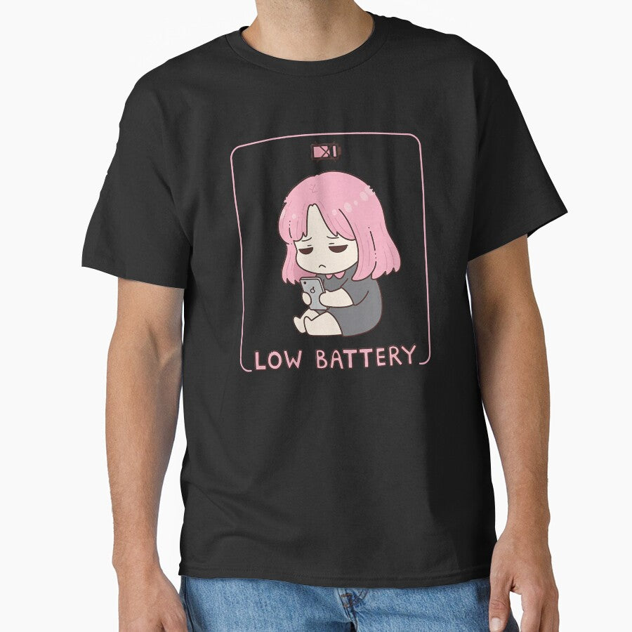 Low Battery Introvert Girl by MutedMoods