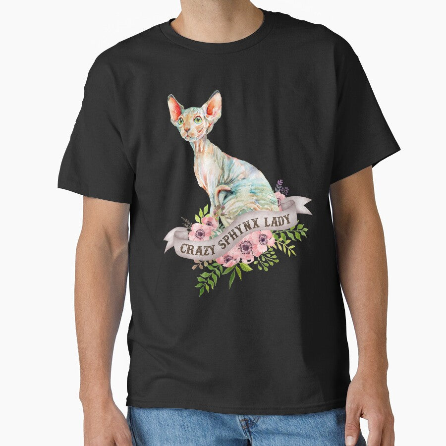 Crazy Sphynx Lady by Clara Hollins