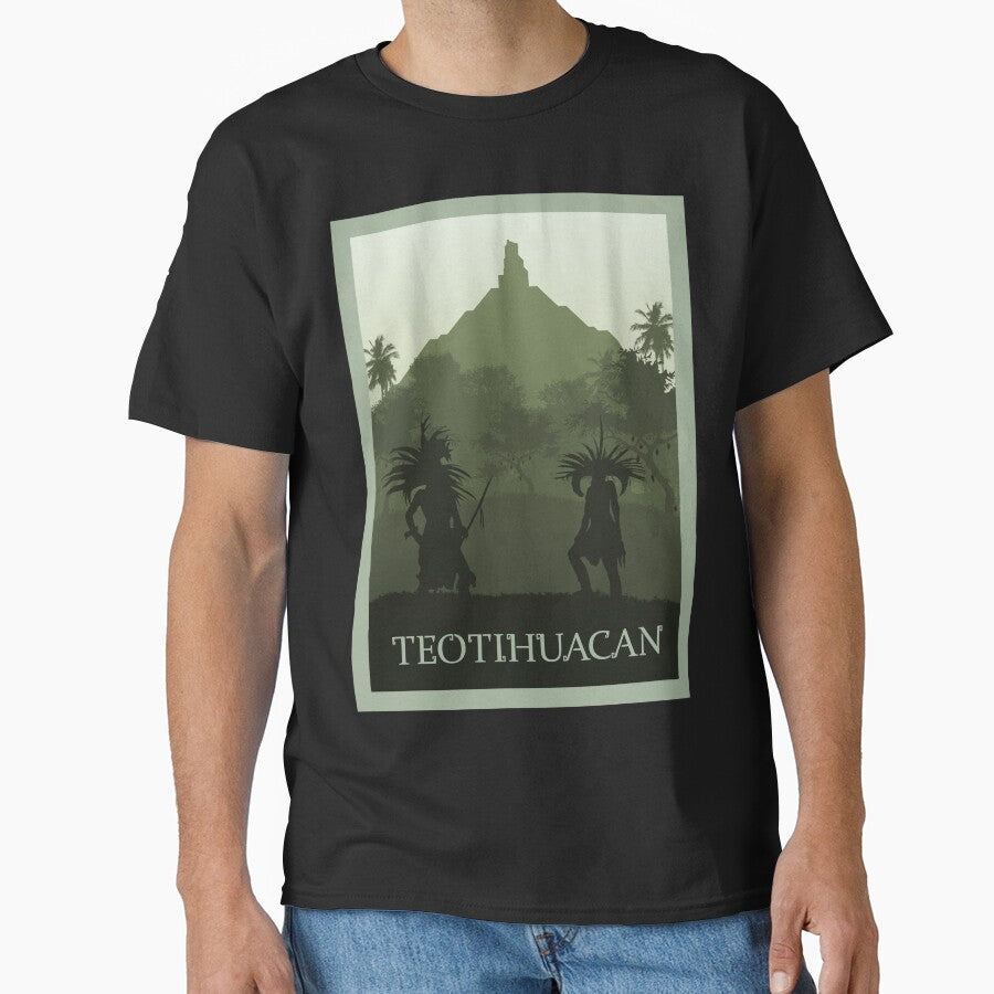Teotihuacan - Board Games - Minimalist Travel Poster Style - Board Game Art by MeepleDesign