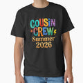 Cousin Crew Retro Summer Vacation Family Trip Matching Kids T-Shirt | Cute Family Reunion Graphic Gift by Trendably