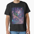 Celestial Luna Moth Spiral Galaxy Vintage Space by Leafs With Luna