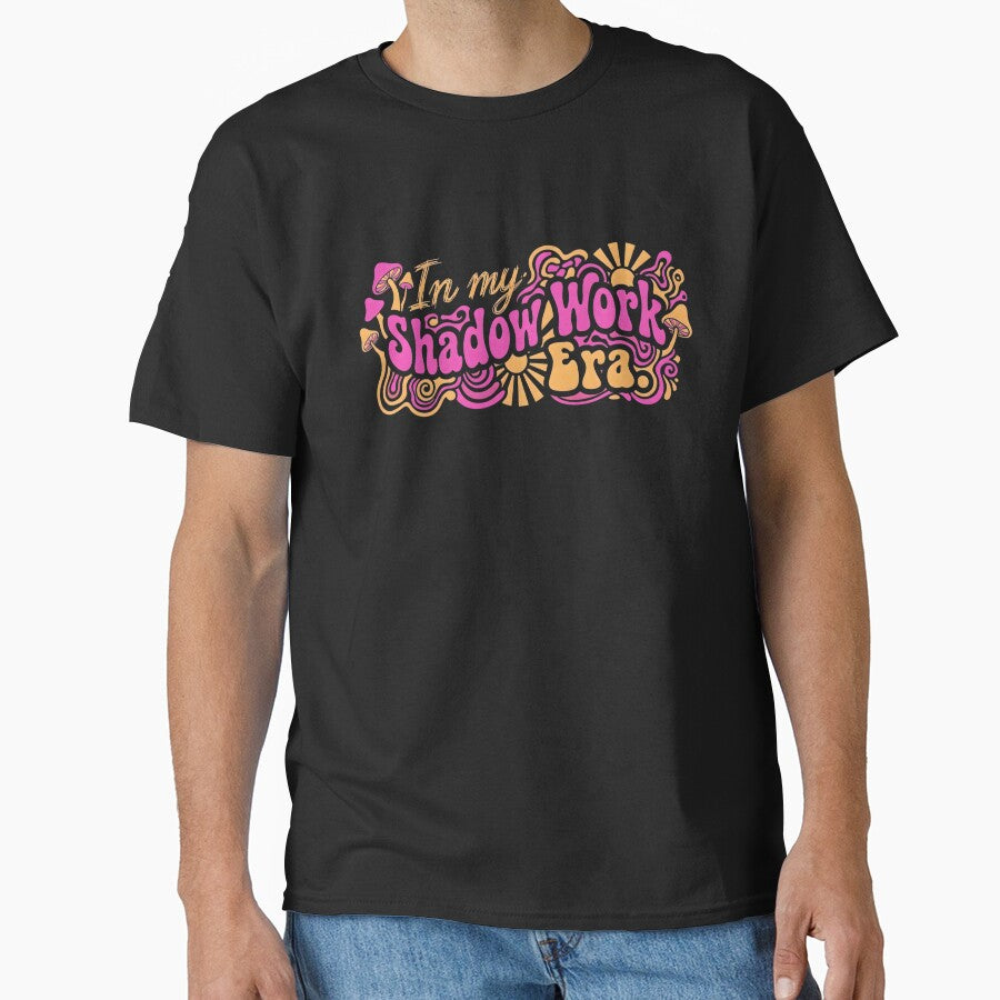 In My Shadow Work Era - Vintage 70s Psychedelic Liquid Text by auxincaftan0o