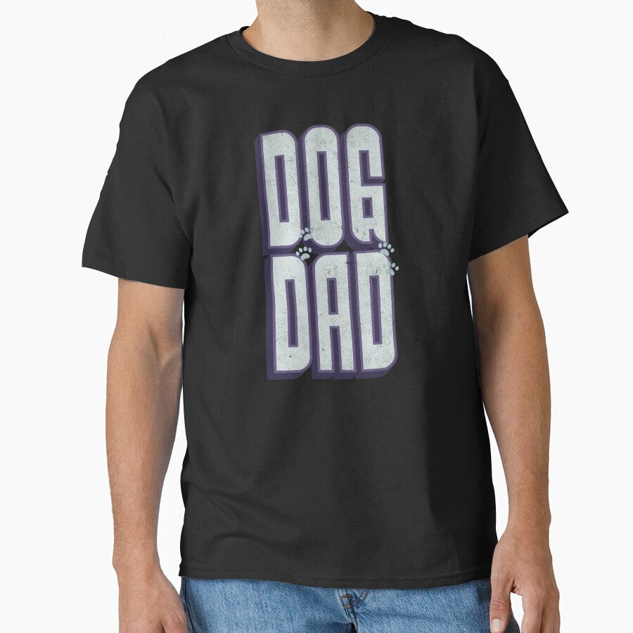 Dog Dad - Vintage Style Puppy and Animal Lover Pet Parent by madtoyman