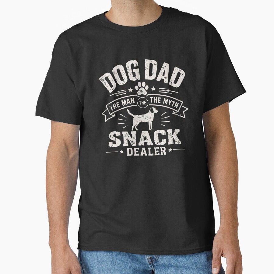 Dog Dad The Man The Myth Snack Dealer by GiaoCalonas