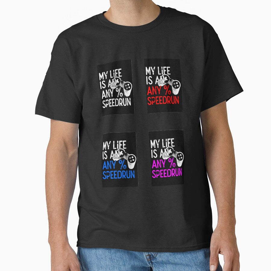 My Life is an Any% Speedrun,Sticker Pack by FNStuff