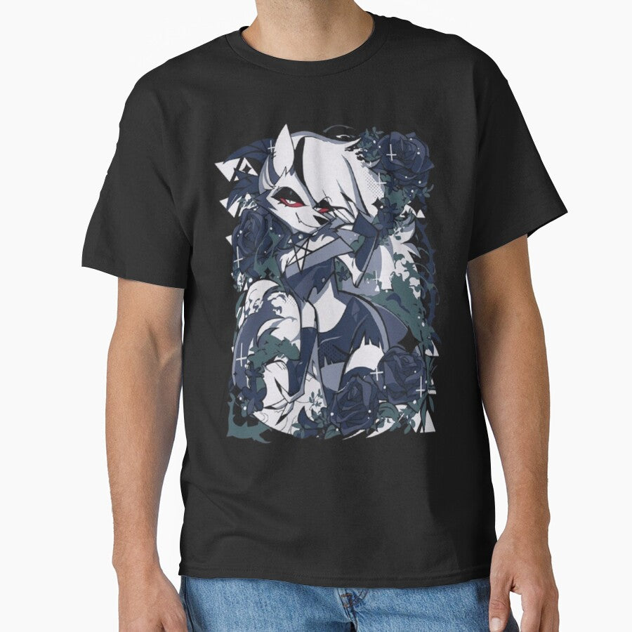 Helluva Boss Loona Floral Hellaverseart Tee Unisex T-shirt, Sweatshirt, Hoodie (1)