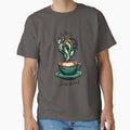 Love It Hot Coffee Logo | Mechanical Steam Gears Flame Cup Barista Design 03 by Shift-Bloom