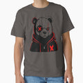 Panda Dark Rebelle – Streetwear Mascot Hoodie Red Cross by RAYBIL