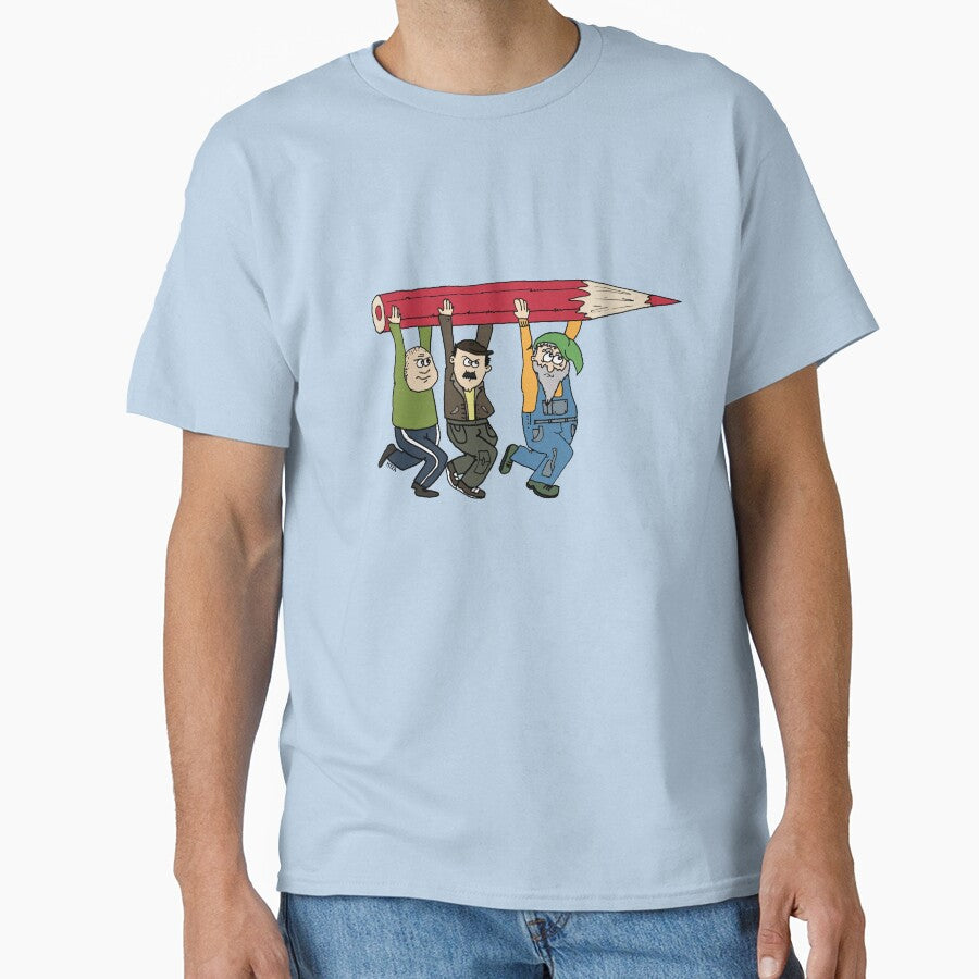 Pencil Pushers United – Funny Teamwork Deadline Creative Art by MyxaART