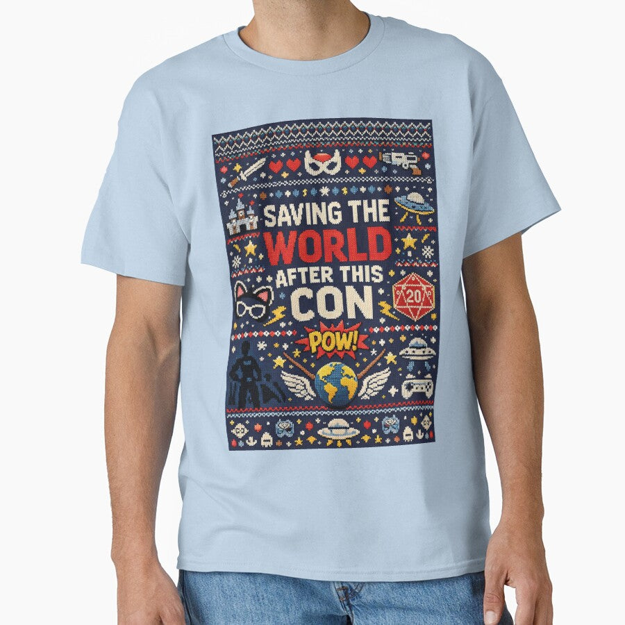 Saving the World After This Con Cosplay Humor Knitting Pattern by Mauswohn