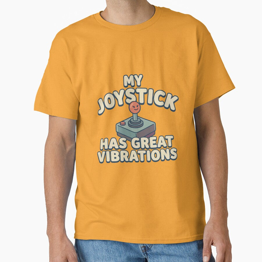 Retro Gaming My Joystick Has Great Vibrations Funny by Amir Faysal