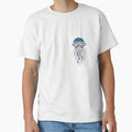 Electric Drift – Neon Jellyfish T-Shirt by Witty Moon