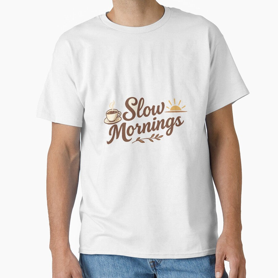 Soft retro typography inspired by slow mornings, warm coffee and cozy living aesthetics. by BeaVibes
